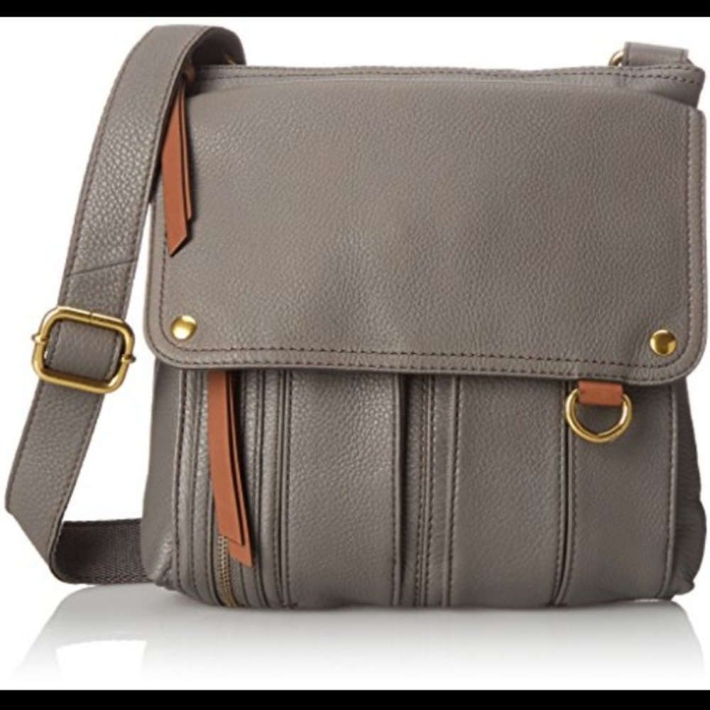 Fossil Morgan Leather Traveler Satchel Crossbody